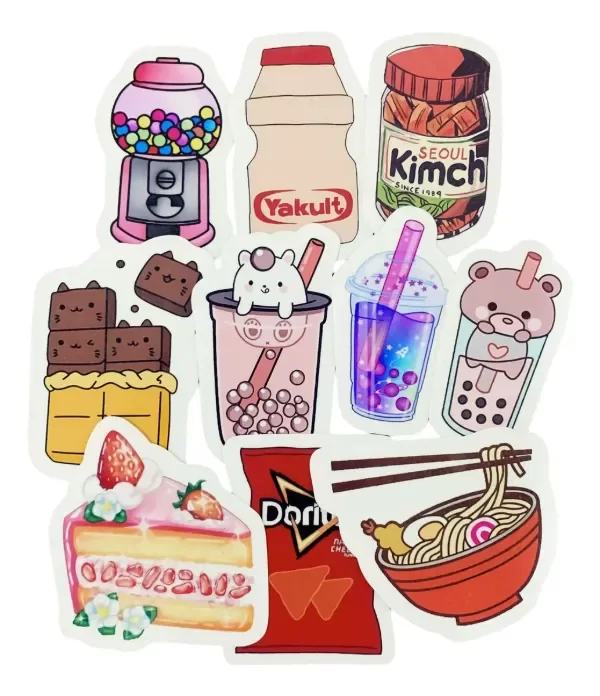 Producto - Stickers Aesthetic x10