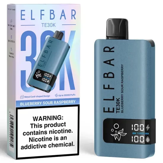 Producto - Elfbar TE30k - Blueberry Sour Raspberry (30.000 PUFFS)
