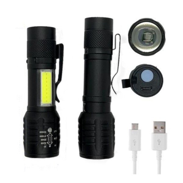 Producto - Linterna Mano c/zoom incl. cargador