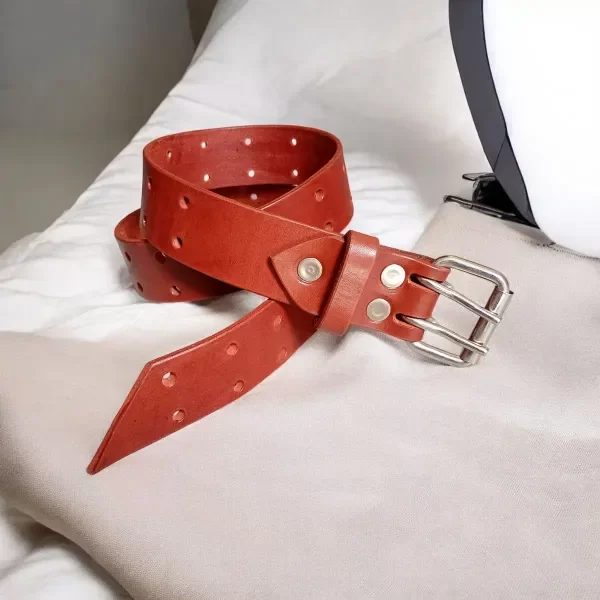 Producto - cinto doble piton en marron