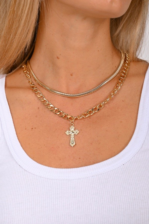 Producto - Collar Saint Cross Gold - 4