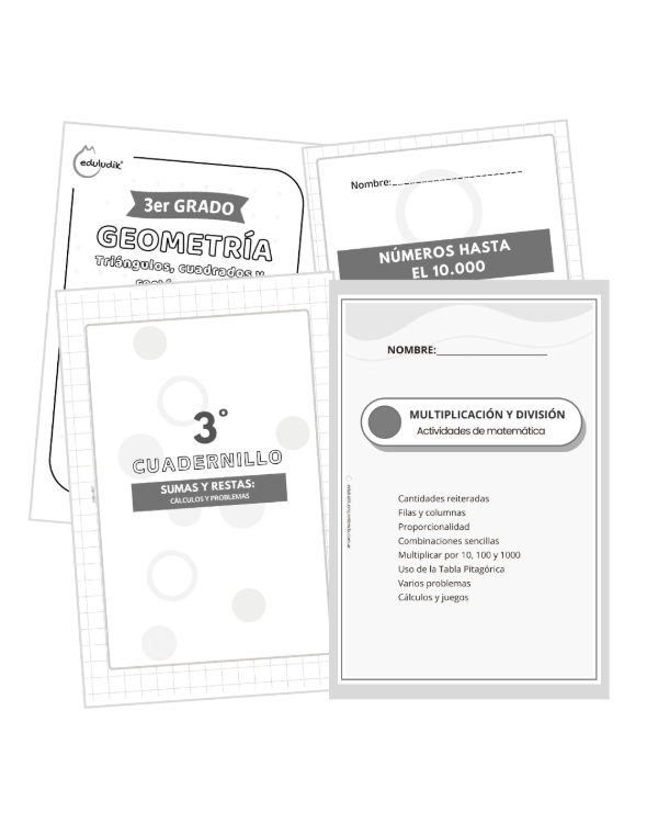 Producto - Combo: 3er grado matemática