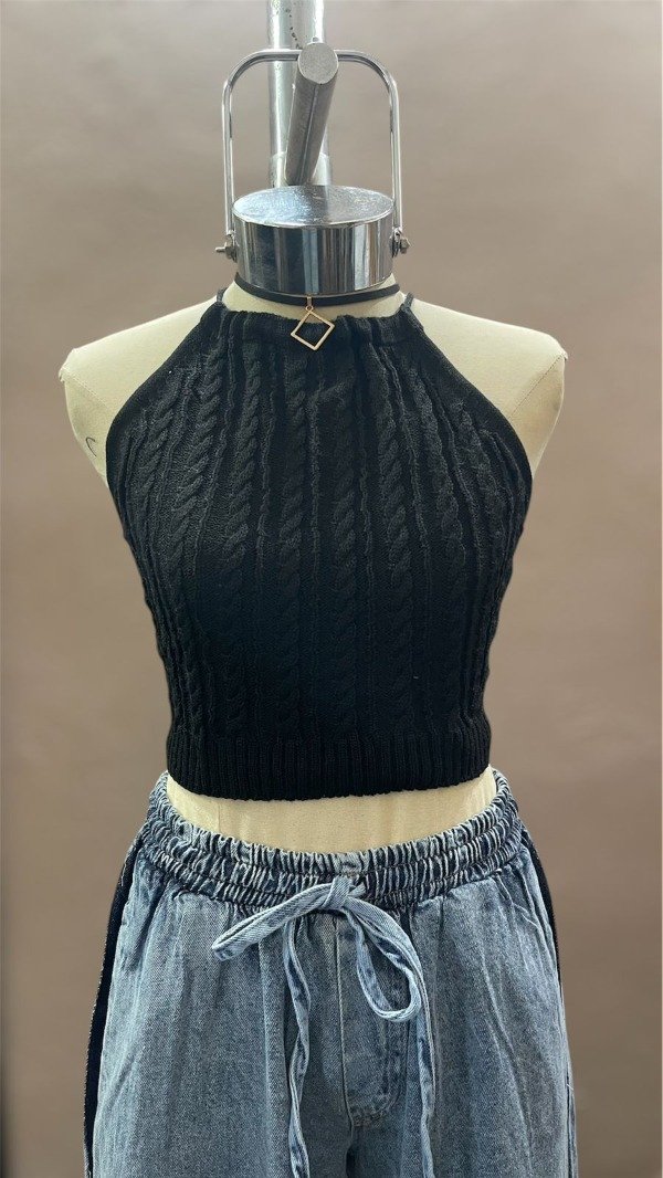 Producto - TOP TEJIDO NEGRO