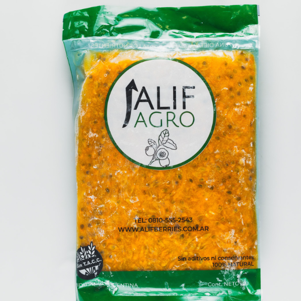 Producto - Pulpa de Maracuya Congelada Con Semillas x 250 gr - 0