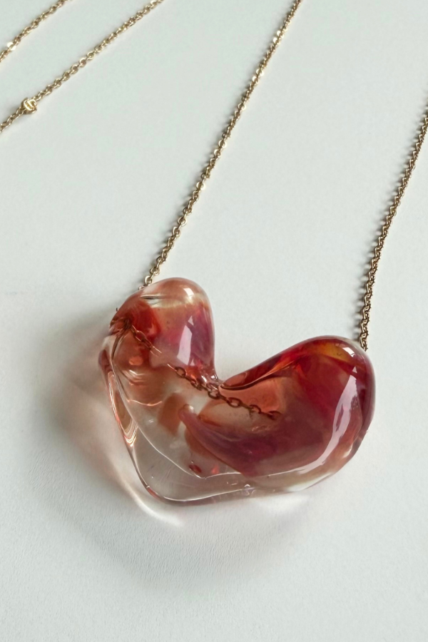 Producto - Collar corazon soplado xl