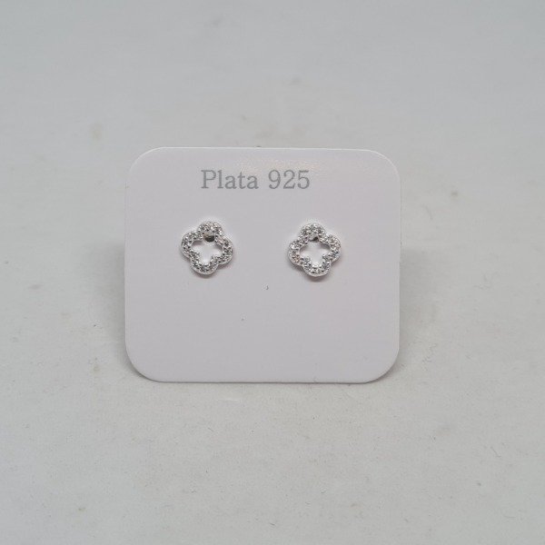 Producto - Aros van cleef blanco
