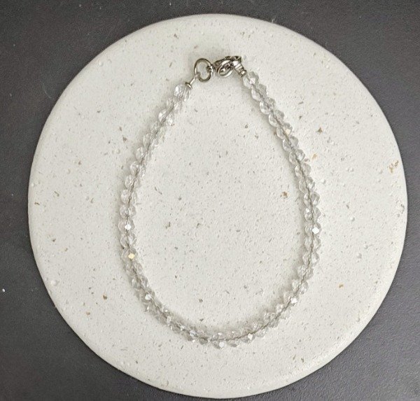 Producto - Pulsera Piedras Cristal Blanca