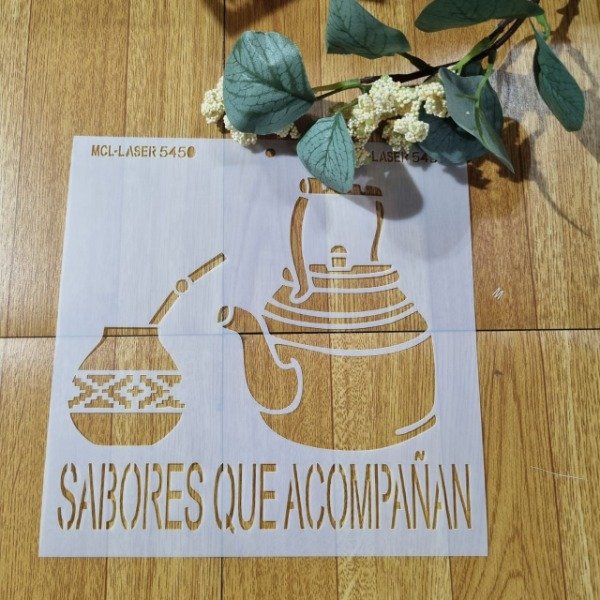 Producto - St 5450 de 20x20 cm Stencil Mate
