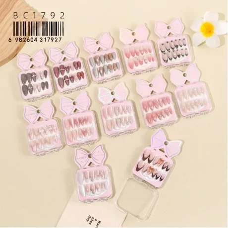 Producto - UNAS PRESS ON CON DISENOS SURTIDOS ALMENDRA NAEZ - Ref 04317927