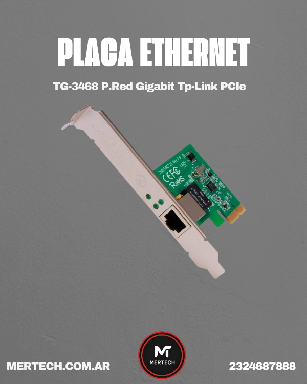 Producto - TG-3468 P.Red Gigabit Tp-Link PCIe (1049)