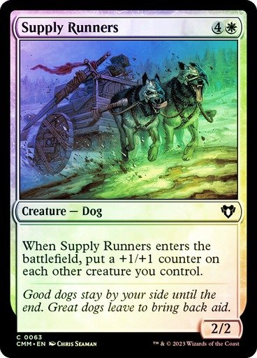 Producto - Supply Runners Foil  Commander Masters