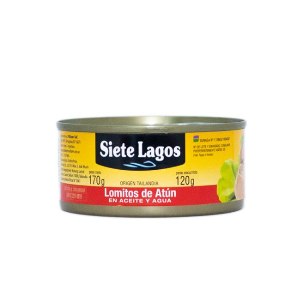 Producto - LOMITOS DE ATUN EN ACEITE Y AGUA X 170 GRS