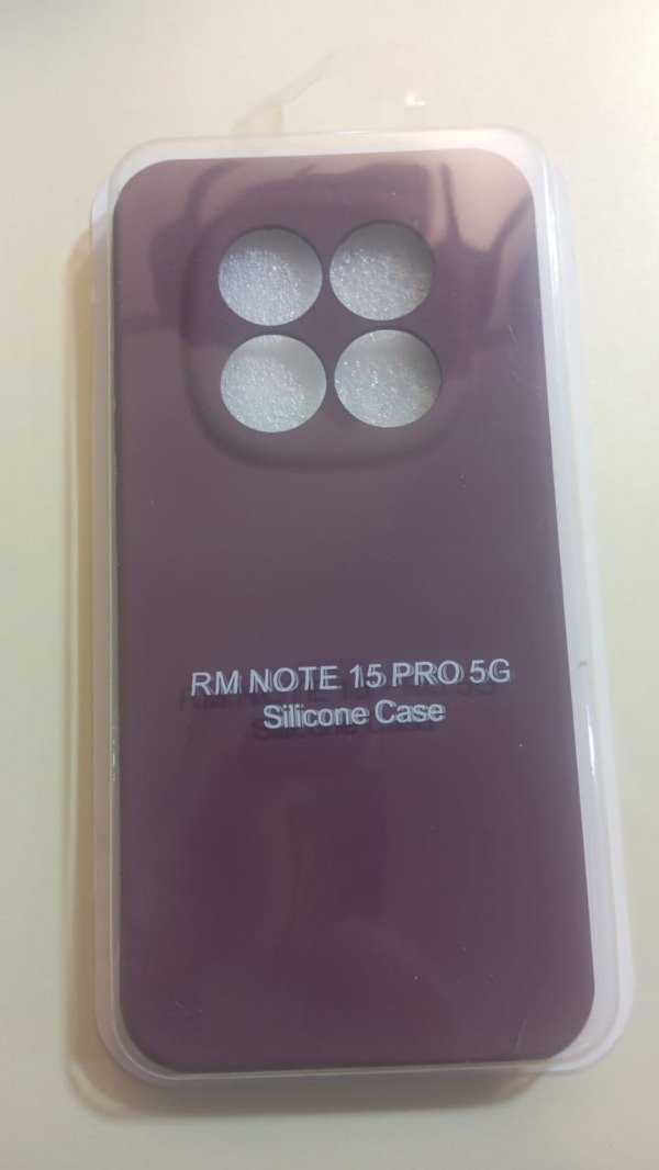 Producto - Funda Silicone Case Violeta Oscuro/Bordo para Xiaomi Redmi Note 15 Pro
