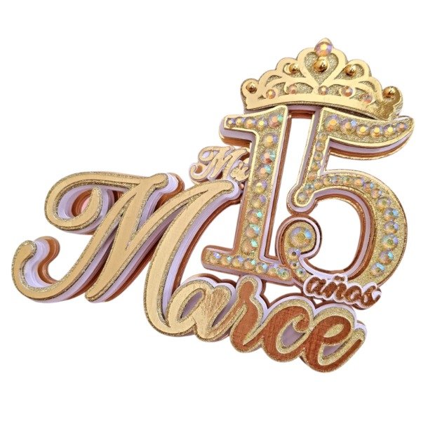 Producto - Cake topper 15 años
