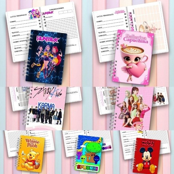 Producto - Pack N 10 mas de 150 modelos agendas 2026/27