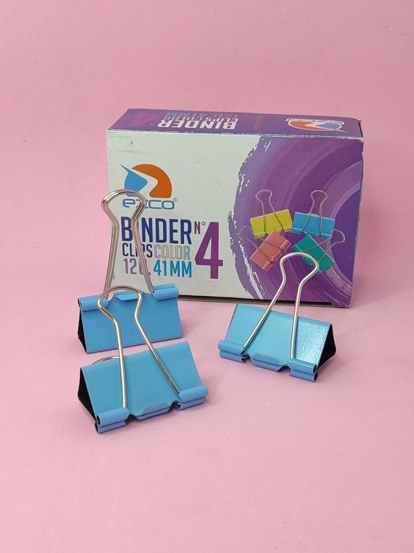 Producto - Sujeta papeles N4 CELESTE PASTEL