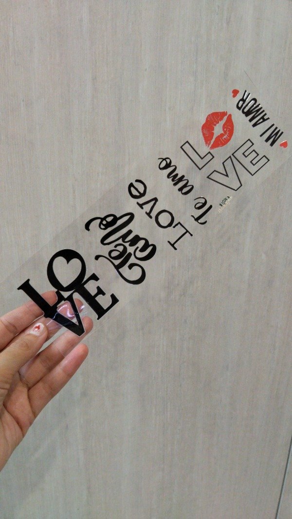 Producto - UV Tiras 8x28cm Love #3