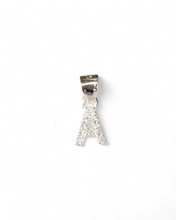 Producto - DIJE "A" SHINY PLATA 925