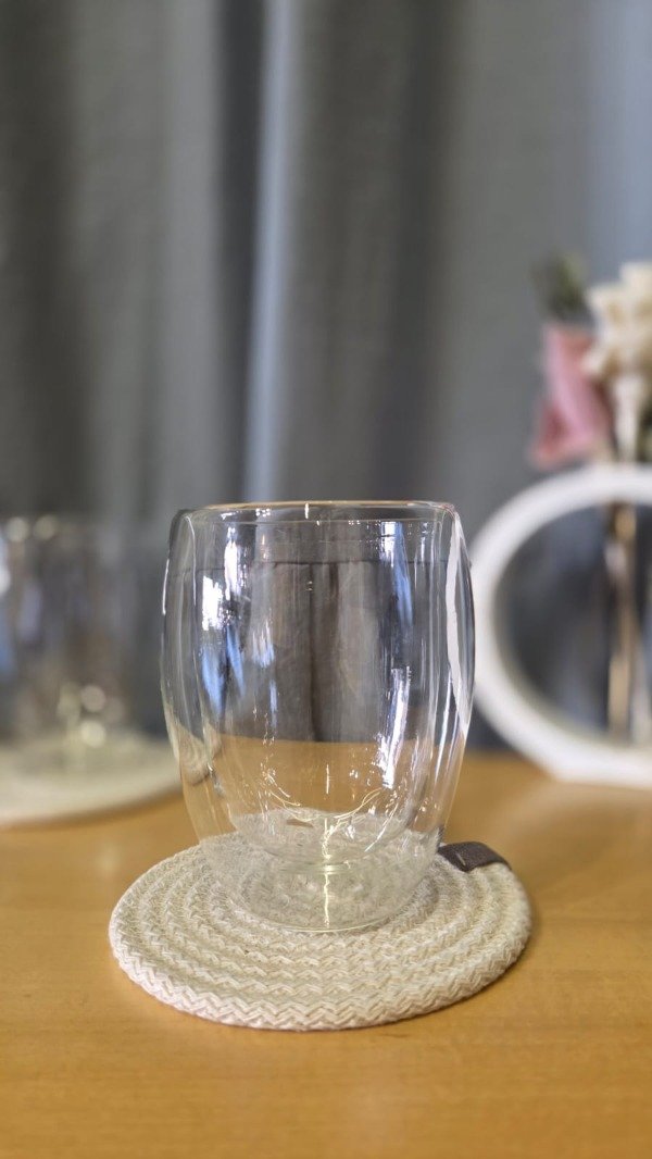 Producto - Set x2 de tazas doble vidrio