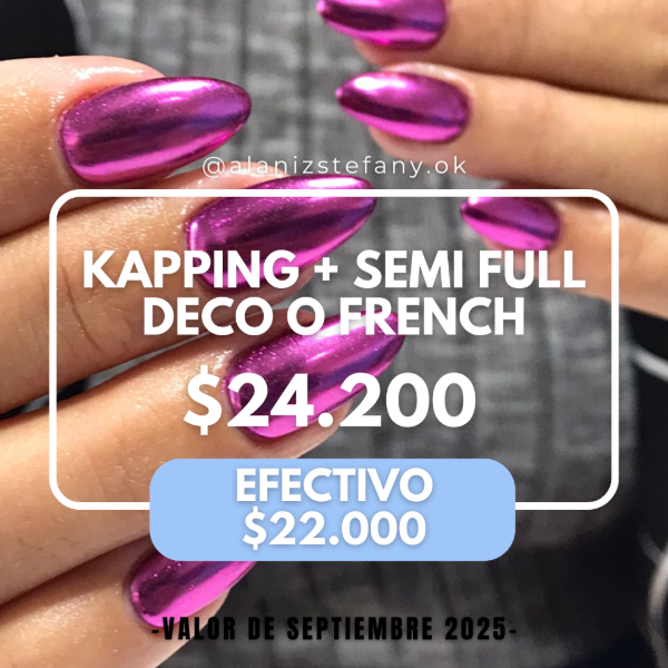 Producto - kapping en manos y semi full deco