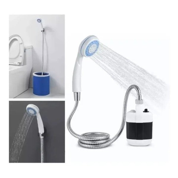 Producto - Ducha Portatil Regadera Para Camping Bomba Recargable - 0