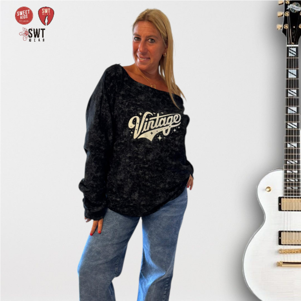 Producto - Buzo Darlon HOMBRO CAIDO ESTAMPADO VINTAGE Hasta Talle 8