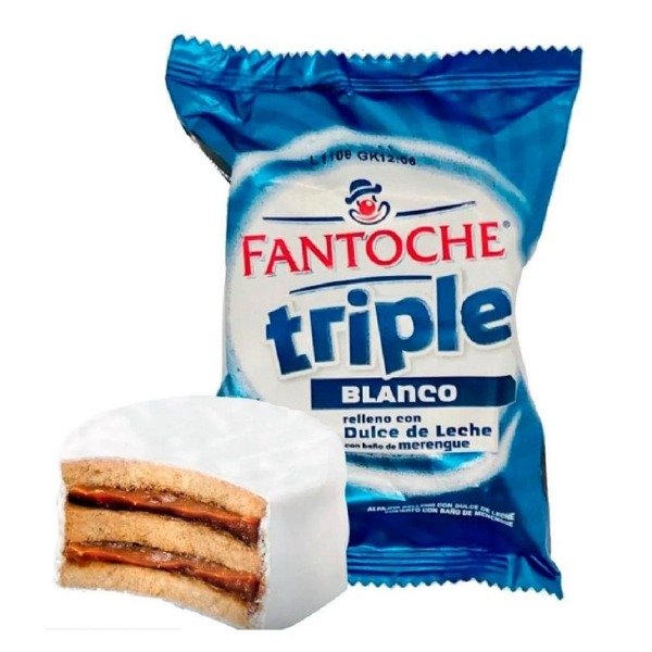 Producto - Alfajor Fantoche Triple Blanco