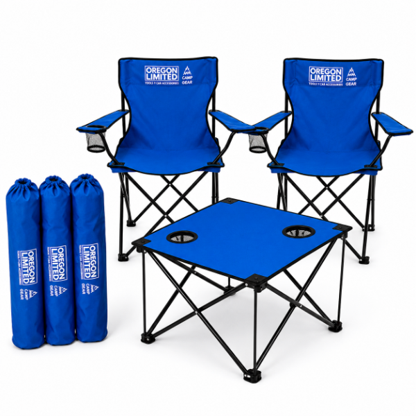Producto - Combo X2 Sillas + Mesa Plegable Camping