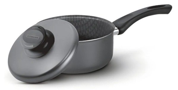 Producto - Cacerola con mango 18cm 2.1L tapa teflón antiadherente Tramontina 20525