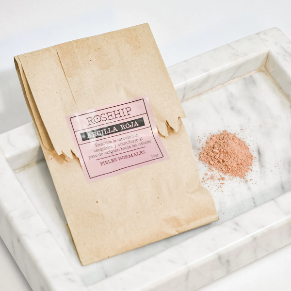 Producto - MASCARILLA DE ARCILLA ROJA - PIEL NORMAL - PAQUETE 50gr