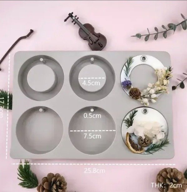 Producto - MOLDE PERFUMERO ARO Y CIRCULO