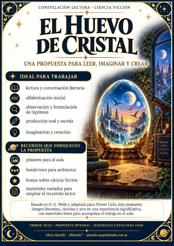 Producto - Lectura EL HUEVO DE CRISTAL (Primer Ciclo, Ciencia Ficción) - 2