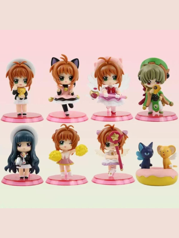 Producto - Sakura Card Captor set x8 (7CM) - Figura Sakura Card Captor - Nirostoys