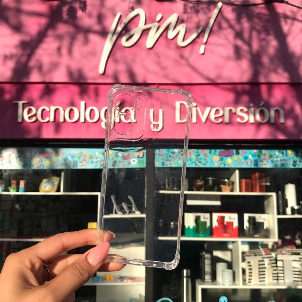 Producto - Motorola E15 Funda Tpu Cristal con Protector de Cámara