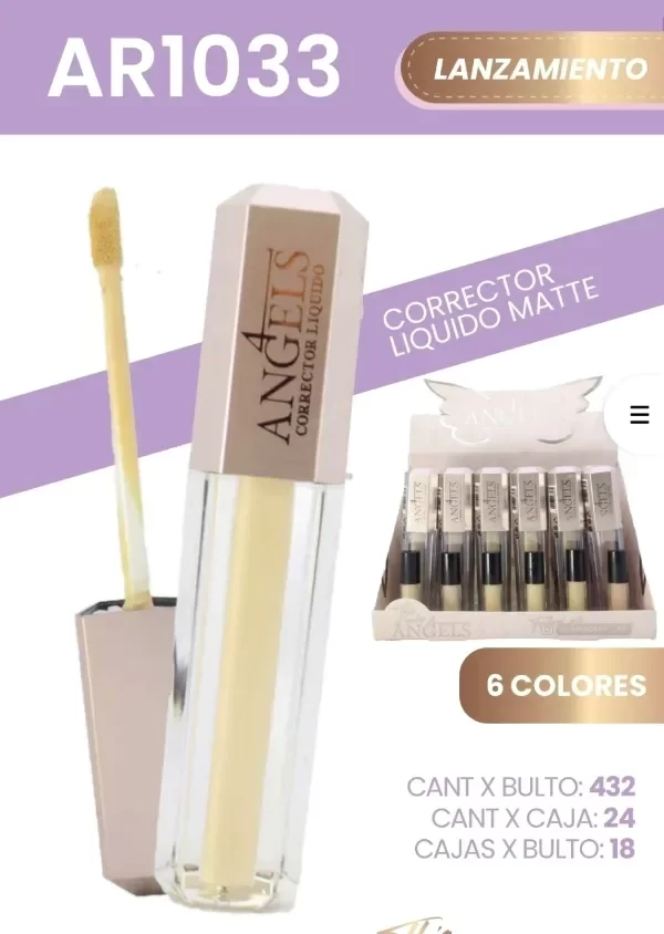 Producto - Corrector liquido 4Angels x3u