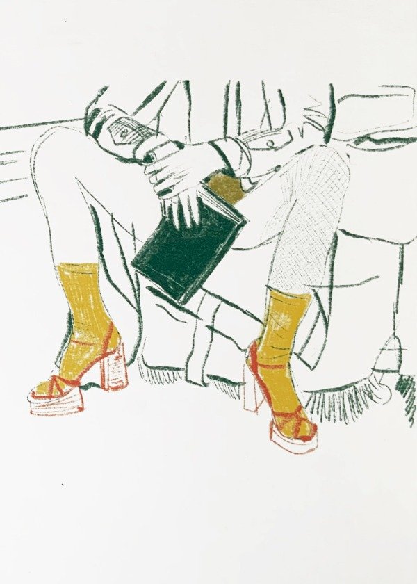 Producto - shoes and books