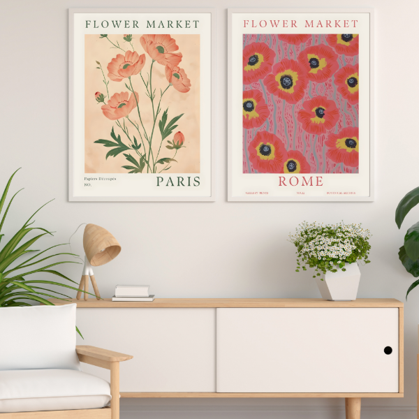 Producto - Flower Market / Ciudades del mundo - 3 Laminas imprimibles - LAM88