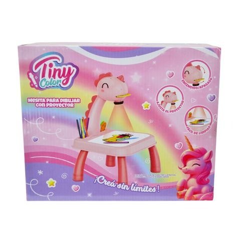 Producto - MESA PROYECTOR PARA DIBUJO UNICORNIO EN CAJA 29X24X9CM TINY