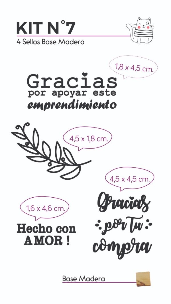 Producto - Sellos Kit 7 Emprendedor