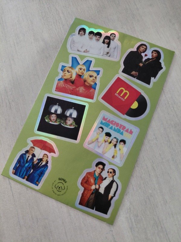 Producto - Planchitas de stickers - Miranda