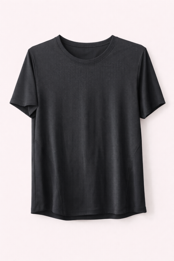 Producto - Remera Basica Negra Amplia