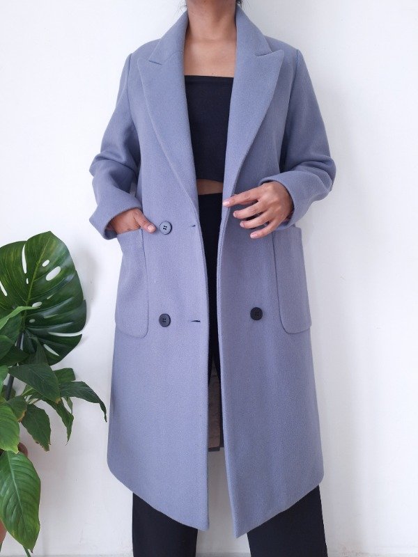 Producto - Tapado Cairo - T:S (Azul jeans)