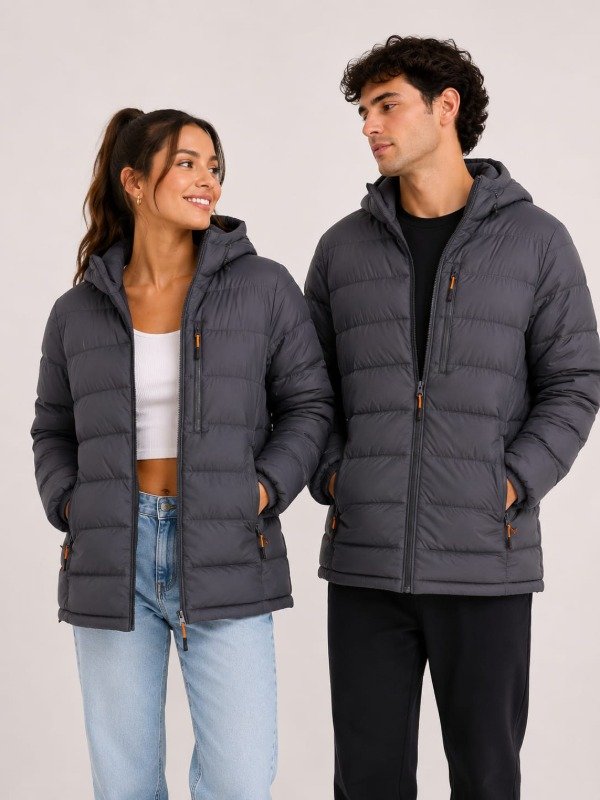 Producto - Campera -Termica- Unisex- GRIS