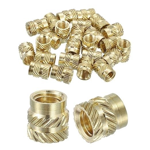 Producto - insertos Roscado de Bronce M6 de 8X8 - Pack X 20