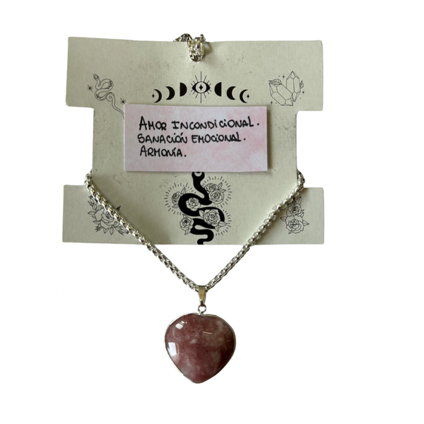 Producto - Collar Cuarzo Rosa