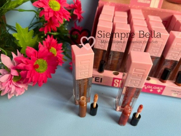 Producto - Labial brilloso con color TEI