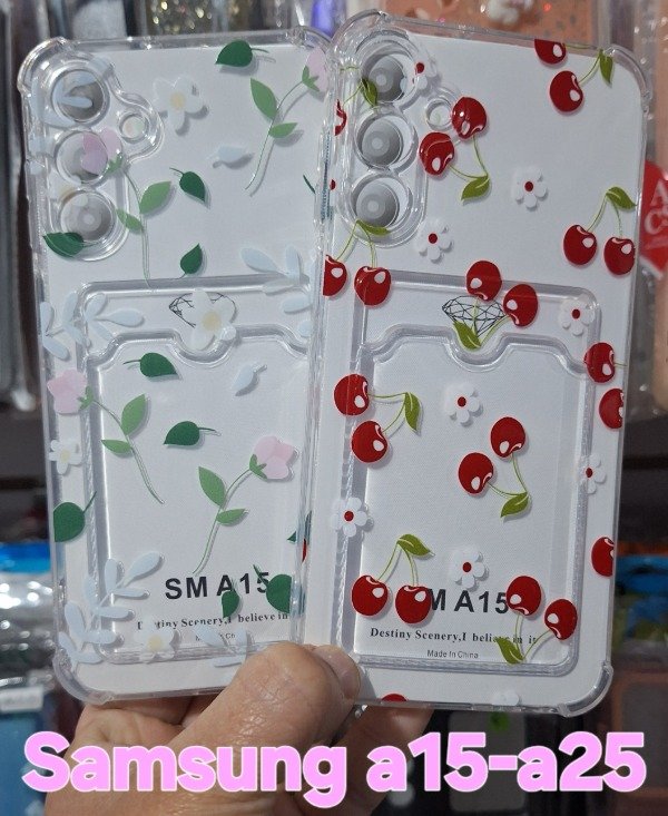 Producto - Fundas porta tarjeta diseño. Samsung a15-a25