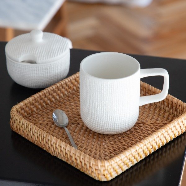 Producto - Bandeja Rattan natural mediana