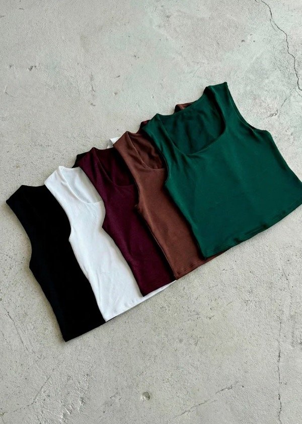 Producto - musculosa cuello cuadrado - 0