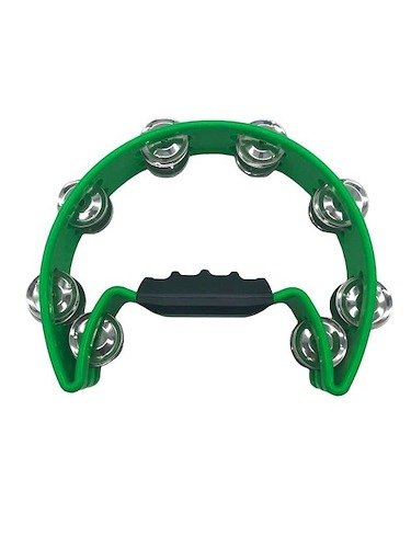 Producto - KNIGHT pandereta aro medialuna 16 sonajas